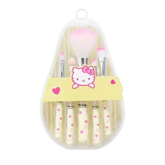 HELLO KITTY 5Pc High-Quality Makeup Brush Set NWT!! Available in 3 Colors - Picture 4 of 12
